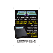 Commodore 64 16k cartridge game development competition Pagina pubblicitaria A4 Ottobre 2013