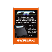 Commodore 64 16k cartridge game development competition Pagina pubblicitaria A4 Settembre 2014